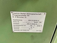 1984 deckel fp3nc freesmachine - afbeelding 5 van  14