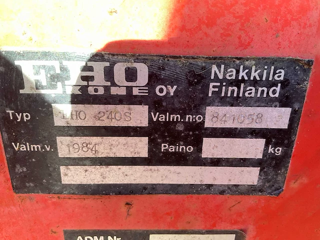1984 eho 240-s pootmachine - afbeelding 11 van  19