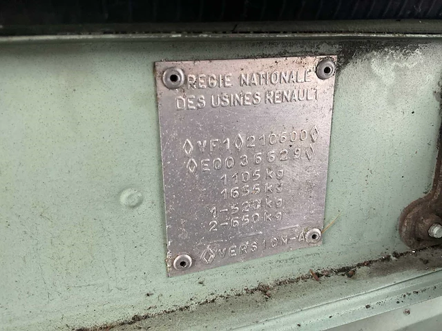 1984 renault 4 combi personenauto - afbeelding 3 van  13