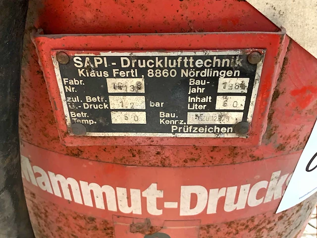 1984 sapi mammut druckstrahler straalketel - afbeelding 7 van  7