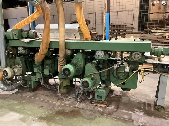 1984 weinig unimat 22a vierzijdige profileer- en schaafmachine - afbeelding 3 van  17