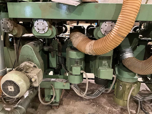 1984 weinig unimat 22a vierzijdige profileer- en schaafmachine - afbeelding 5 van  17