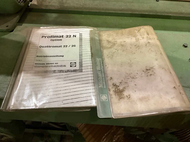 1984 weinig unimat 22a vierzijdige profileer- en schaafmachine - afbeelding 9 van  17
