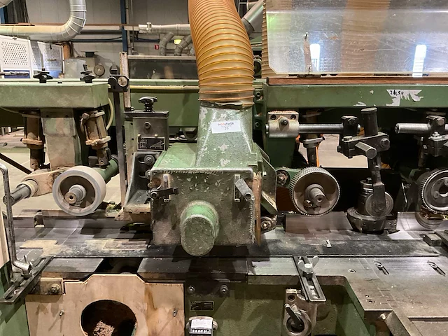 1984 weinig unimat 22a vierzijdige profileer- en schaafmachine - afbeelding 12 van  17