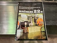 1984 weinig unimat 22a vierzijdige profileer- en schaafmachine - afbeelding 16 van  17