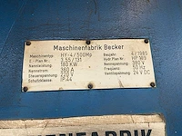 1985 beckers hy-4/500mp vaste schrootschaar 500 ton - afbeelding 5 van  46