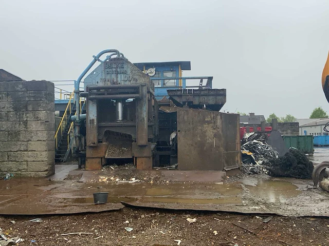 1985 beckers hy-4/500mp vaste schrootschaar 500 ton - afbeelding 12 van  46