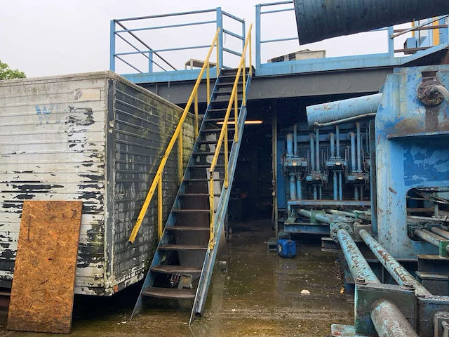 1985 beckers hy-4/500mp vaste schrootschaar 500 ton - afbeelding 24 van  46