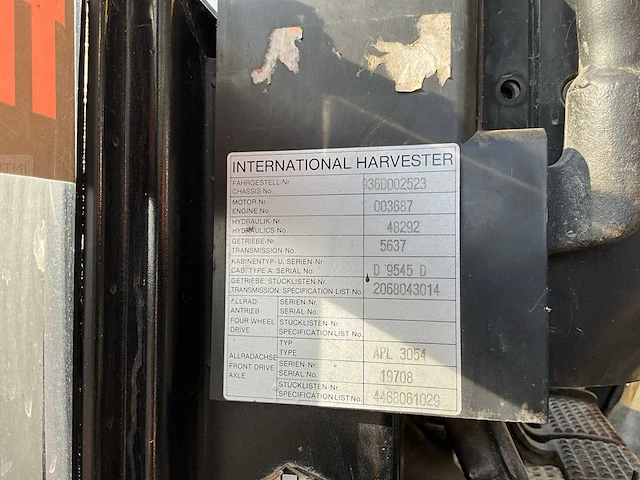 1985 case ih 1455xl vierwielaangedreven landbouwtractor - afbeelding 33 van  44