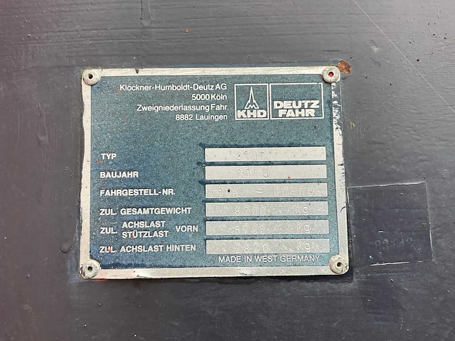 1985 deutz-fahr m 1322 maaidorser - afbeelding 41 van  41