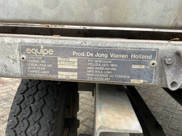 1985 equipe 350s aanhangwagen - afbeelding 2 van  20