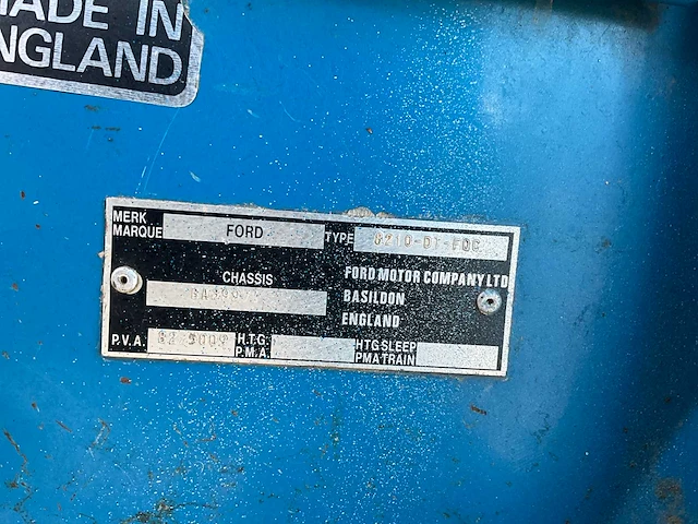 1985 ford 8210 vierwielaangedreven landbouwtractor - afbeelding 32 van  39