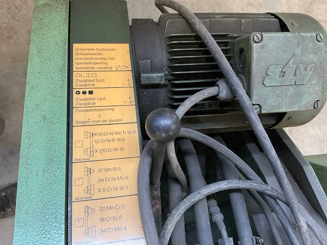 1985 kasto psb 280u beugelzaagmachine - afbeelding 5 van  18