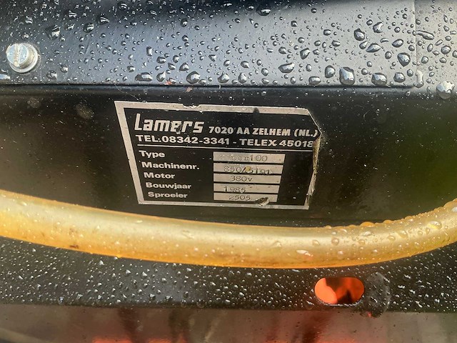 1985 lamers pcr-100 hogedrukreiniger - afbeelding 8 van  8