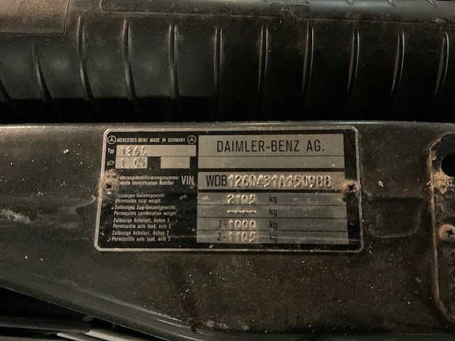 1985 mercedes-benz s-klasse 380 sec oldtimer - afbeelding 7 van  30