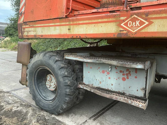 1985 o & k mh4ga2 banden graafmachine - afbeelding 8 van  45