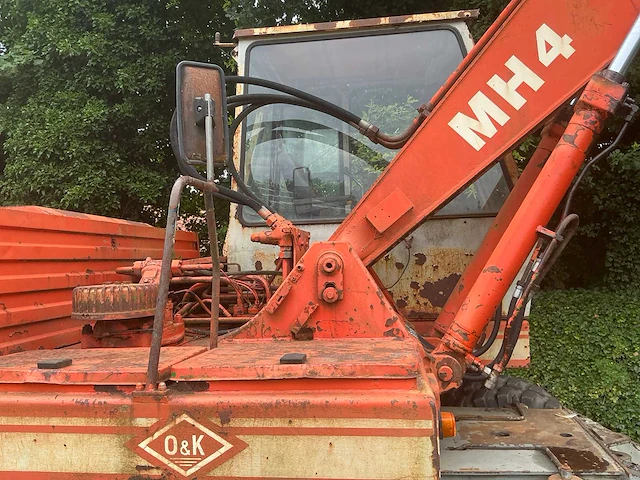 1985 o & k mh4ga2 banden graafmachine - afbeelding 9 van  45