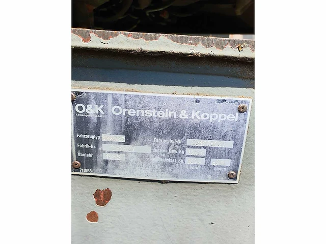 1985 o&k - mh4ga2 - banden graafmachine - afbeelding 11 van  11