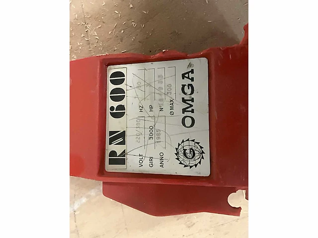 1985 omga rn 600 radiaalafkortzaagmachine - afbeelding 9 van  9