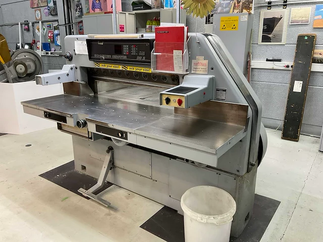 1985 schneider senator 115 pc2 quillotineschaar / snijmachine - afbeelding 12 van  21