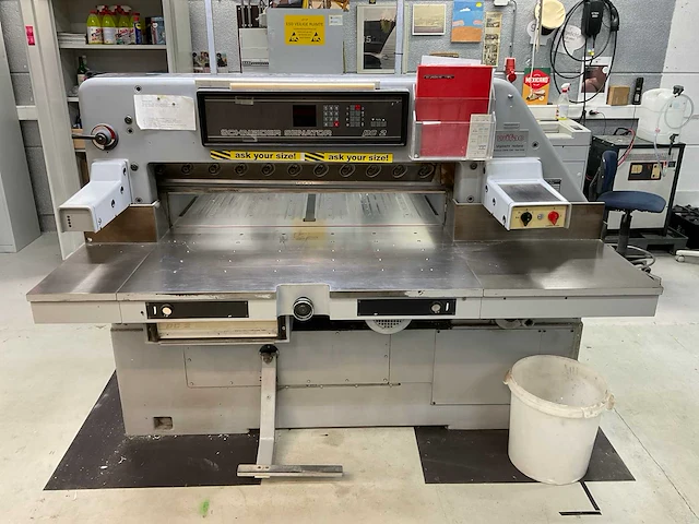1985 schneider senator 115 pc2 quillotineschaar / snijmachine - afbeelding 15 van  21