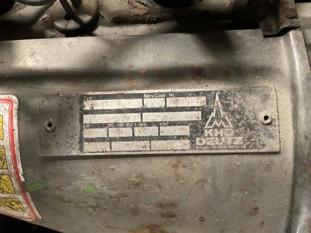 1985 still dgf2/4002 vorkheftruck - afbeelding 8 van  9