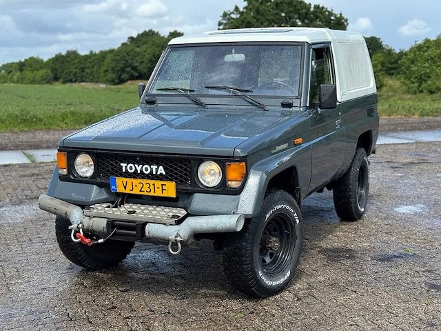 1985 toyota landcruiser. h.duty 2.4 lx frp oldtimer - afbeelding 17 van  27