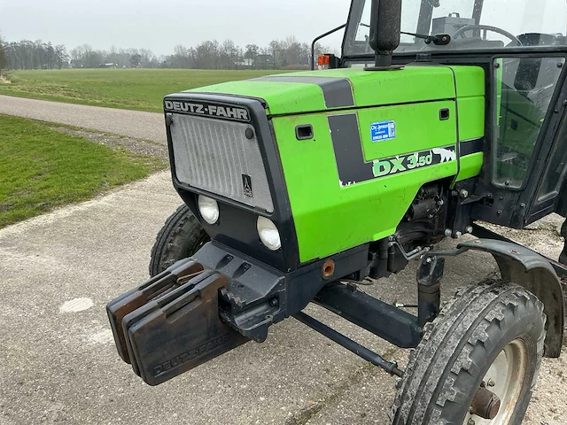1986 deutz dx3.50 tweewielaangedreven landbouwtractor - afbeelding 3 van  39