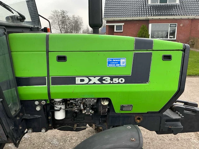 1986 deutz dx3.50 tweewielaangedreven landbouwtractor - afbeelding 7 van  39