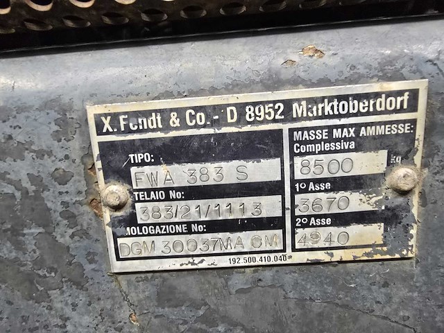 1986 fendt 612 lsa turbomatik vierwielaangedreven landbouwtractor - afbeelding 16 van  24