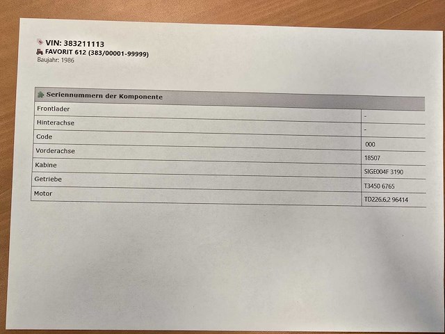 1986 fendt 612 lsa turbomatik vierwielaangedreven landbouwtractor - afbeelding 17 van  24