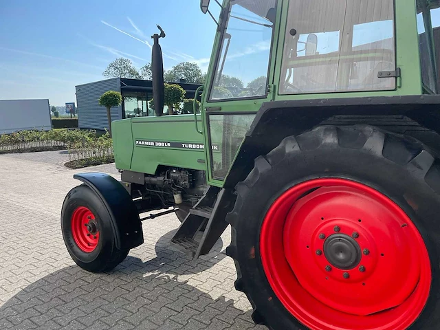 1986 fendt farmer 308 ls turbomatik tweewielaangedreven landbouwtractor - afbeelding 3 van  18