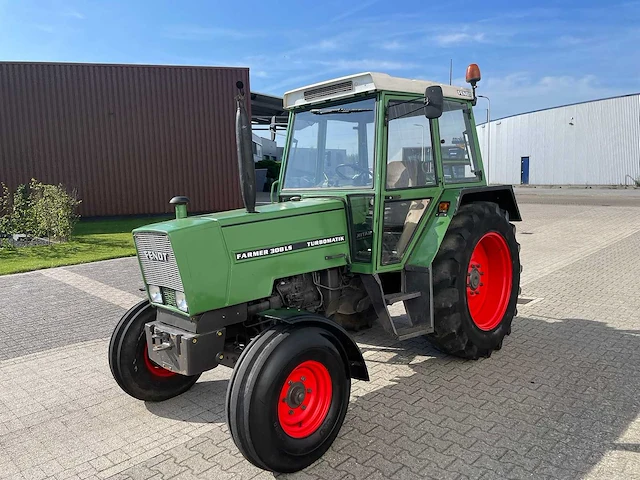 1986 fendt farmer 308 ls turbomatik tweewielaangedreven landbouwtractor - afbeelding 1 van  18