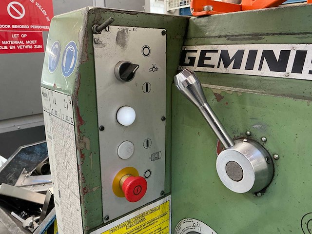 1986 gemins ge-870 s-dc bankdraaibank - afbeelding 18 van  69