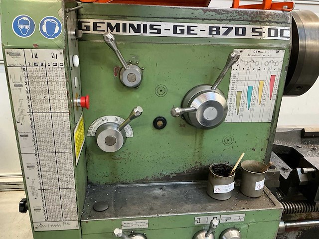 1986 gemins ge-870 s-dc bankdraaibank - afbeelding 12 van  69