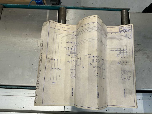 1986 gemins ge-870 s-dc bankdraaibank - afbeelding 42 van  69