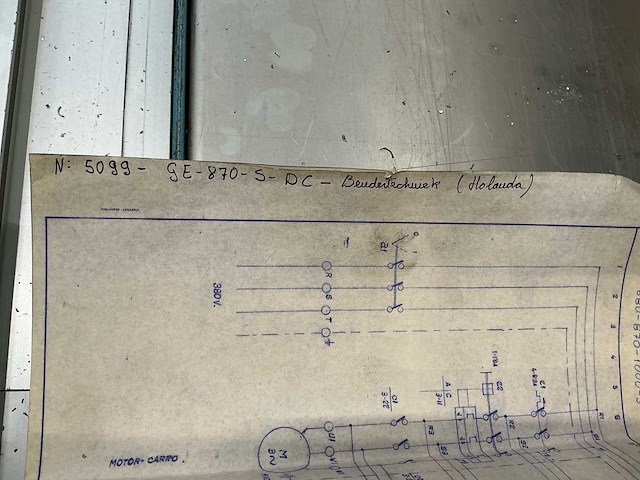 1986 gemins ge-870 s-dc bankdraaibank - afbeelding 43 van  69