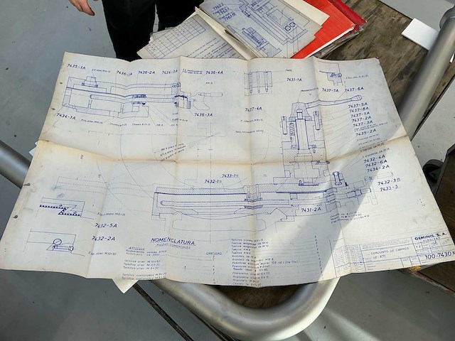 1986 gemins ge-870 s-dc bankdraaibank - afbeelding 58 van  69