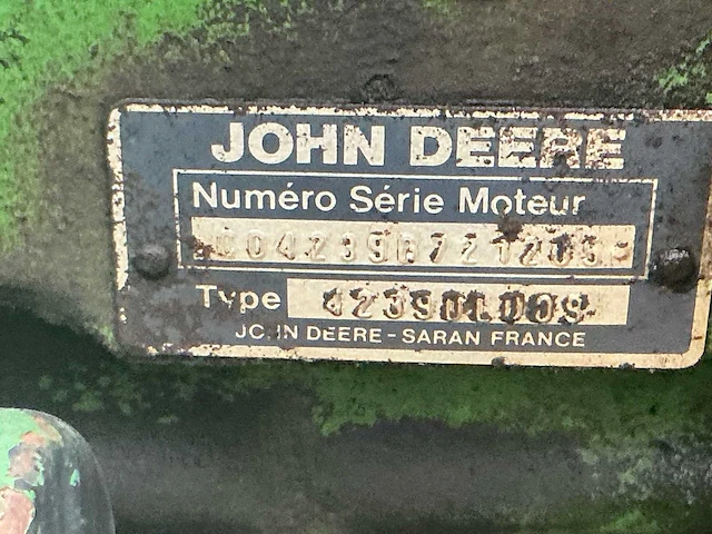 1986 john deere 2250 tweewielaangedreven landbouwtractor - afbeelding 9 van  26