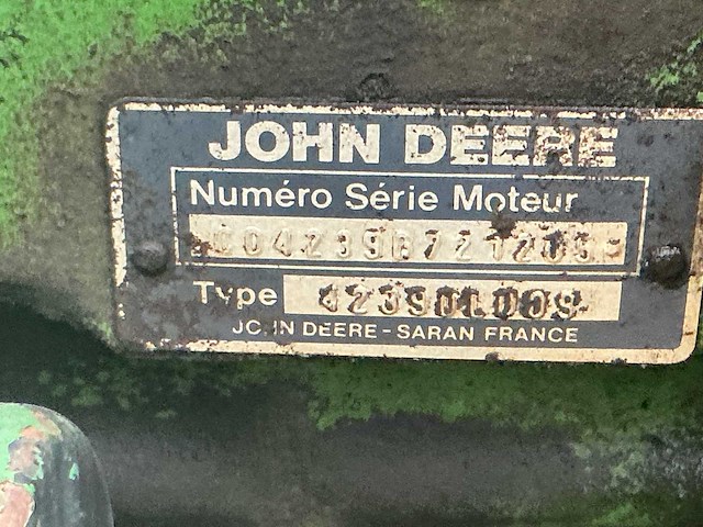 1986 john deere 2250 tweewielaangedreven landbouwtractor - afbeelding 9 van  26