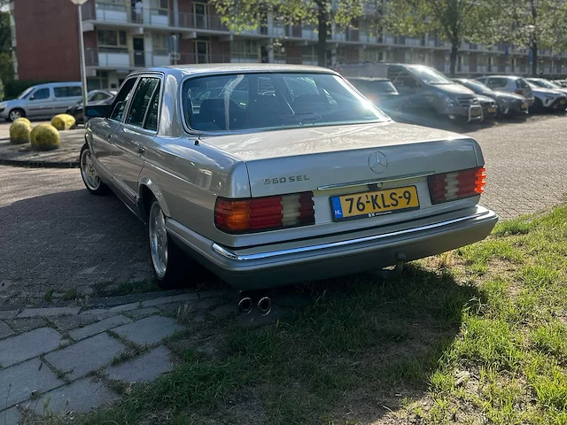 1986 mercedes-benz 560sel s-klasse oldtimer - afbeelding 21 van  25