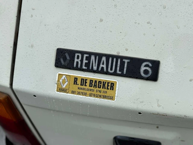 1986 renault 6 - afbeelding 4 van  25