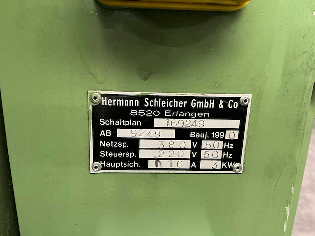 1986 schleicher rml 6-70/160-450 richtmachine - afbeelding 6 van  15