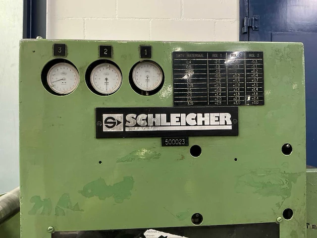 1986 schleicher rml 6-70/160-450 richtmachine - afbeelding 14 van  15
