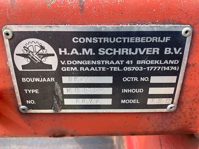 1986 schrijver kb3250 kilverbak - afbeelding 8 van  8