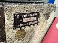 1987 behringer hbp 220a horizontale bandzaagmachine - afbeelding 17 van  24