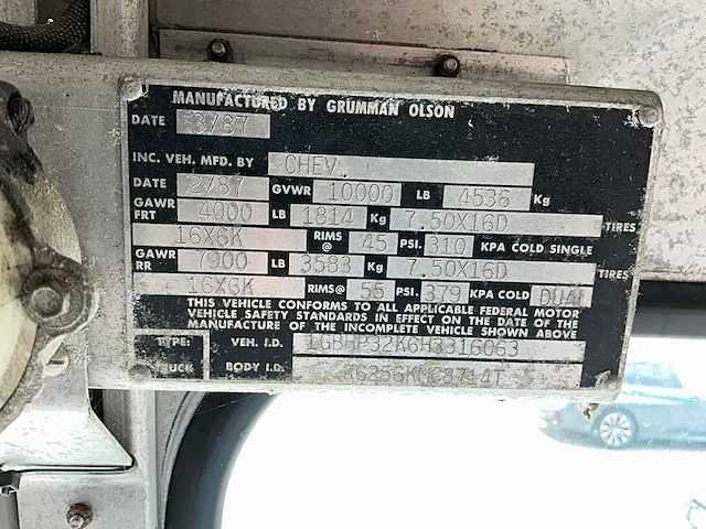 1987 chevrolet p30 grumman olsen foodtruck - afbeelding 7 van  104