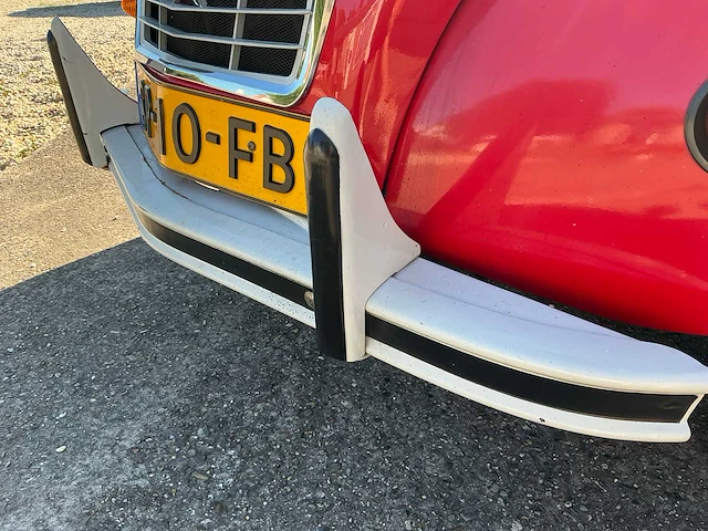 1987 citroen 2 cv 6 club oldtimer cabrio - afbeelding 9 van  70