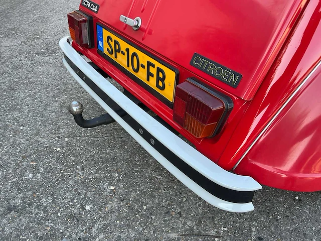 1987 citroen 2 cv 6 club oldtimer cabrio - afbeelding 25 van  70