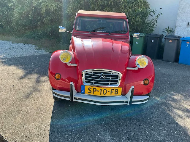 1987 citroen 2 cv 6 club oldtimer cabrio - afbeelding 23 van  70